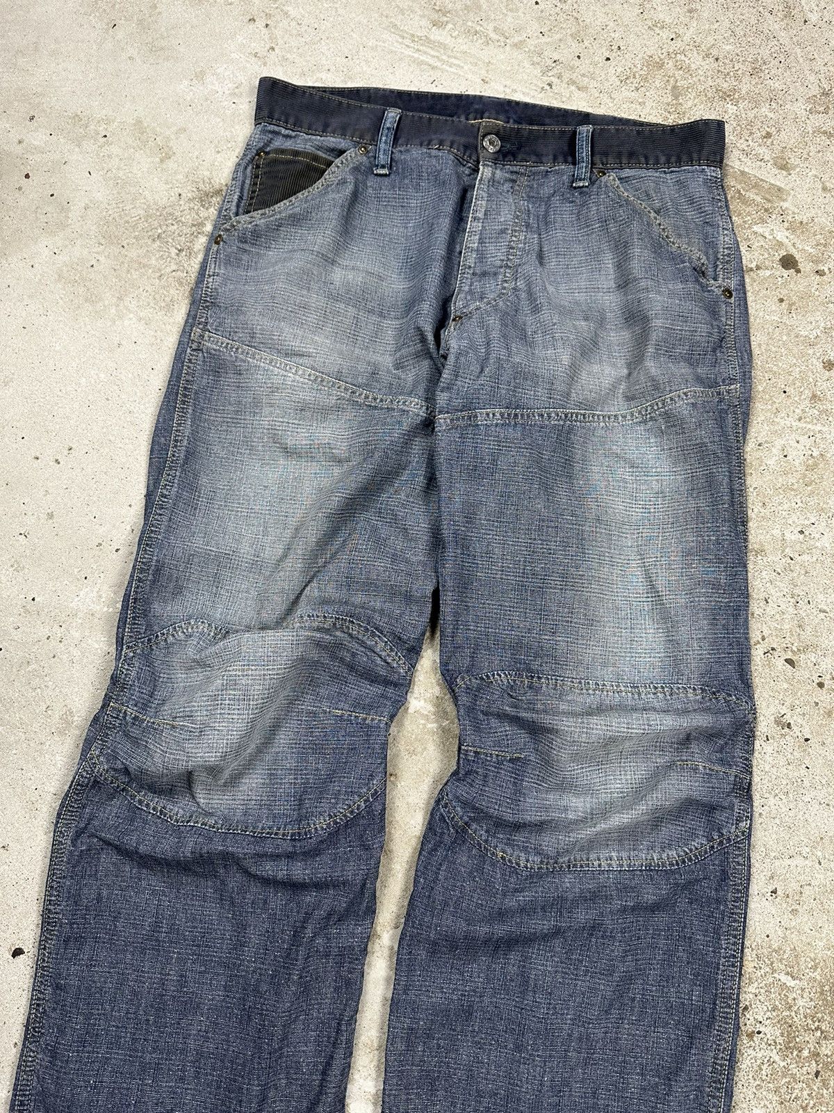 G-Star × Japanese Brand × Vintage ‼️ Vintage y2k G Star Raw Elwood Denim Pants RARE Size US 32 / EU 48 - 4 Thumbnail
