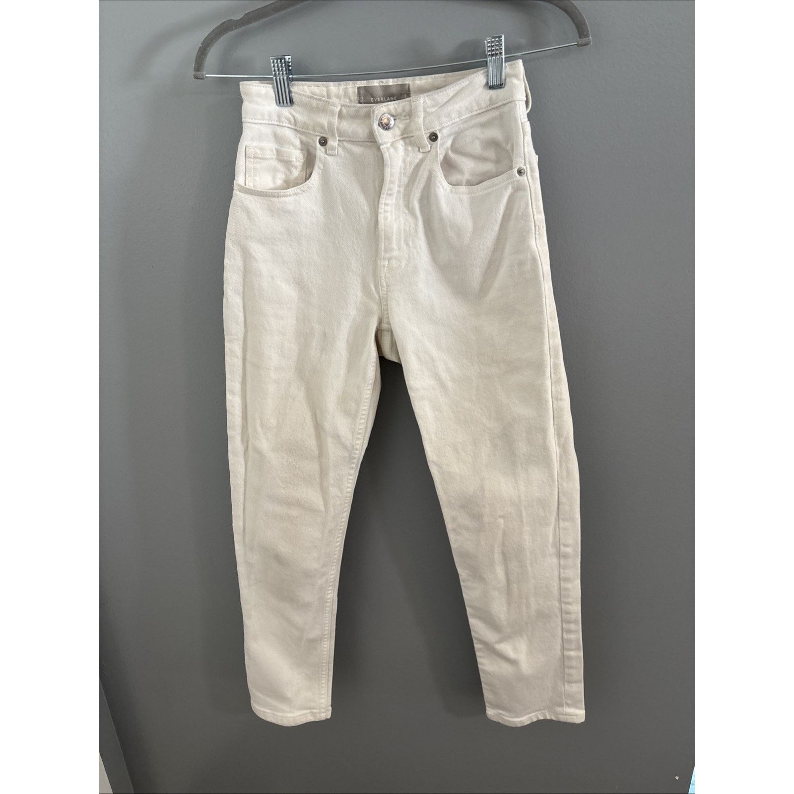 Everlane Everlane White Jean 24 Crop Size 24" / US 00 / IT 34 - 1 Thumbnail