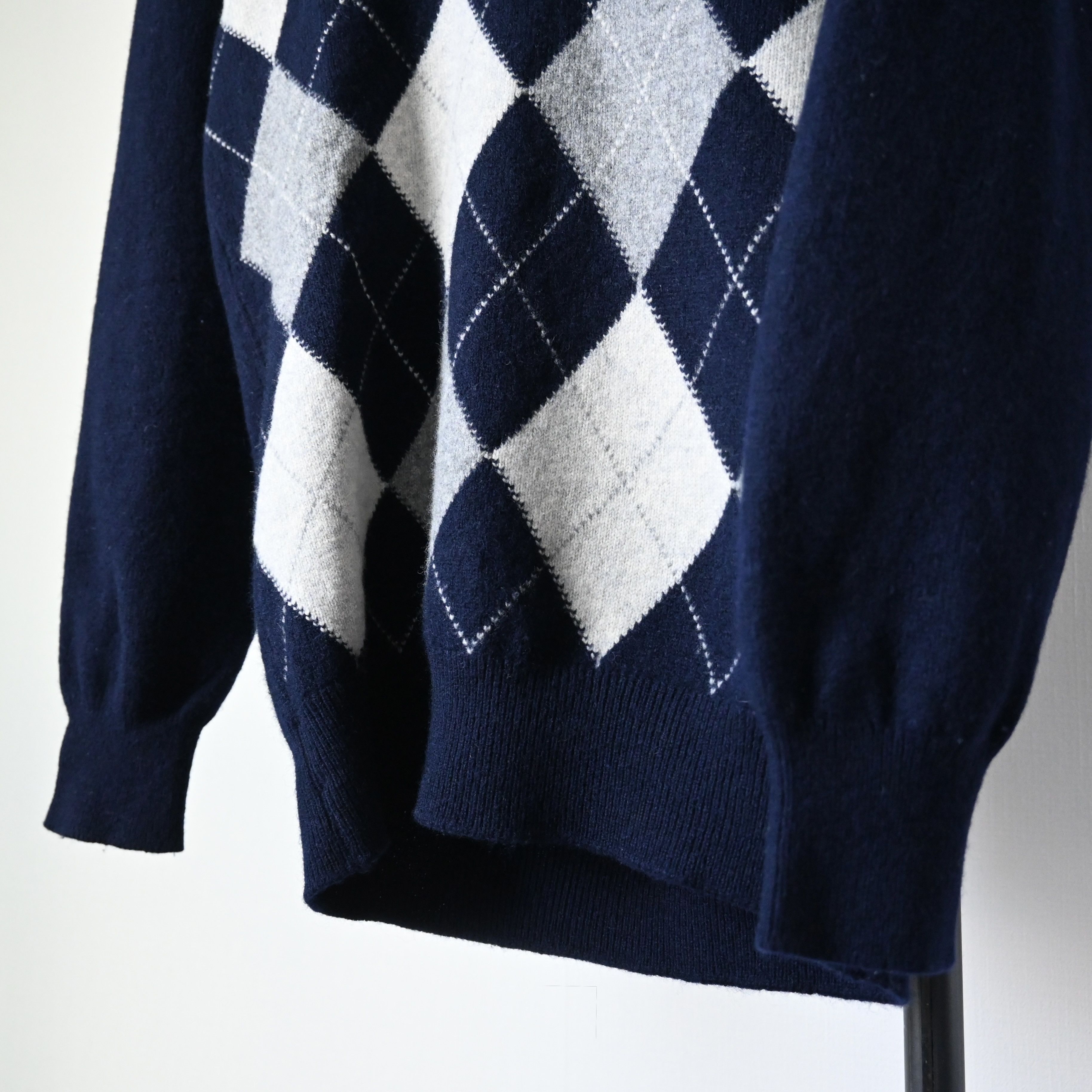 Vintage VTG 1990s BRAEMAR argyle pure wool sweater, made in Scotland Size US S / EU 44-46 / 1 - 9 Thumbnail