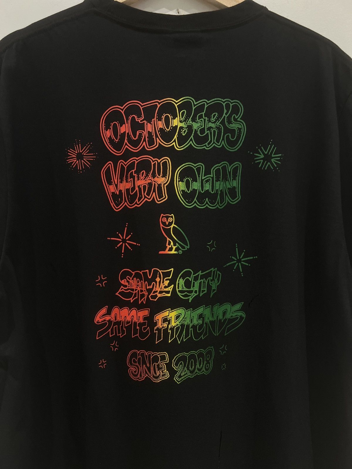 October's Very Own OVO Same City Same Friends Bubble Shirt Black Size US XXL / EU 58 / 5 - 4 Thumbnail