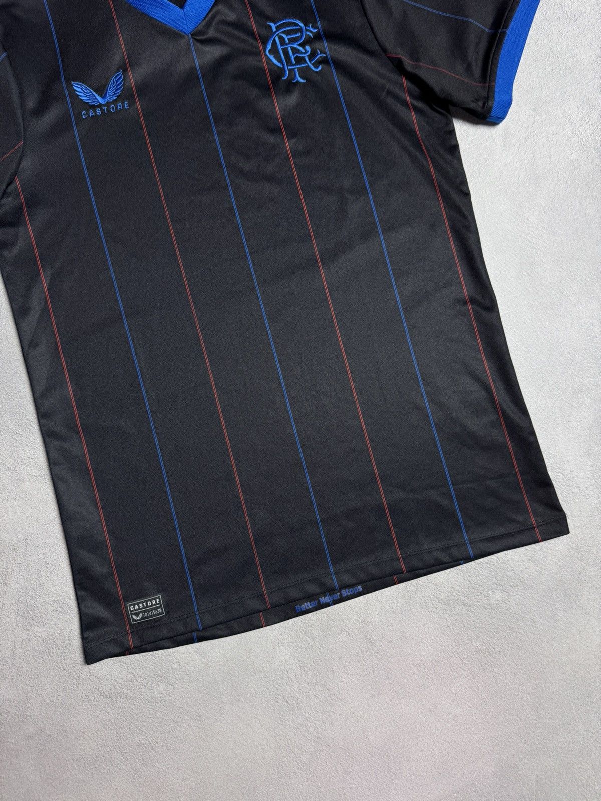 Castore Glasgow Rangers 2022 2023 Fourth Shirt Soccer Jersey Castore Size US M / EU 48-50 / 2 - 4 Thumbnail
