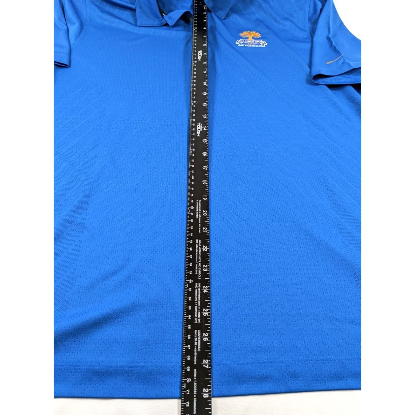 Nike Nike Golf Short Sleeve Polo Shirt XL Blue Exc Mens Spread Collar Button-Up Casual Accessories Logo Oak Tree National Size US XL / EU 56 / 4 - 5 Thumbnail
