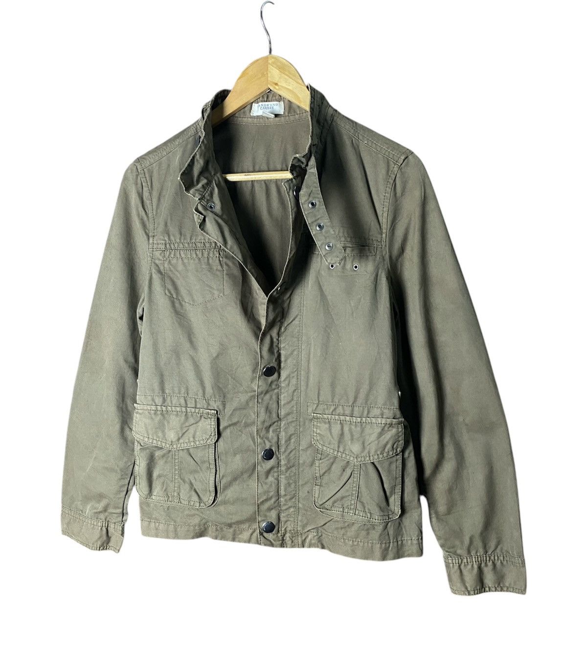 If Six Was Nine × Lands' End × Vintage Lands End Canvas Zipper Button Jacket Size US L / EU 52-54 / 3 - 3 Thumbnail