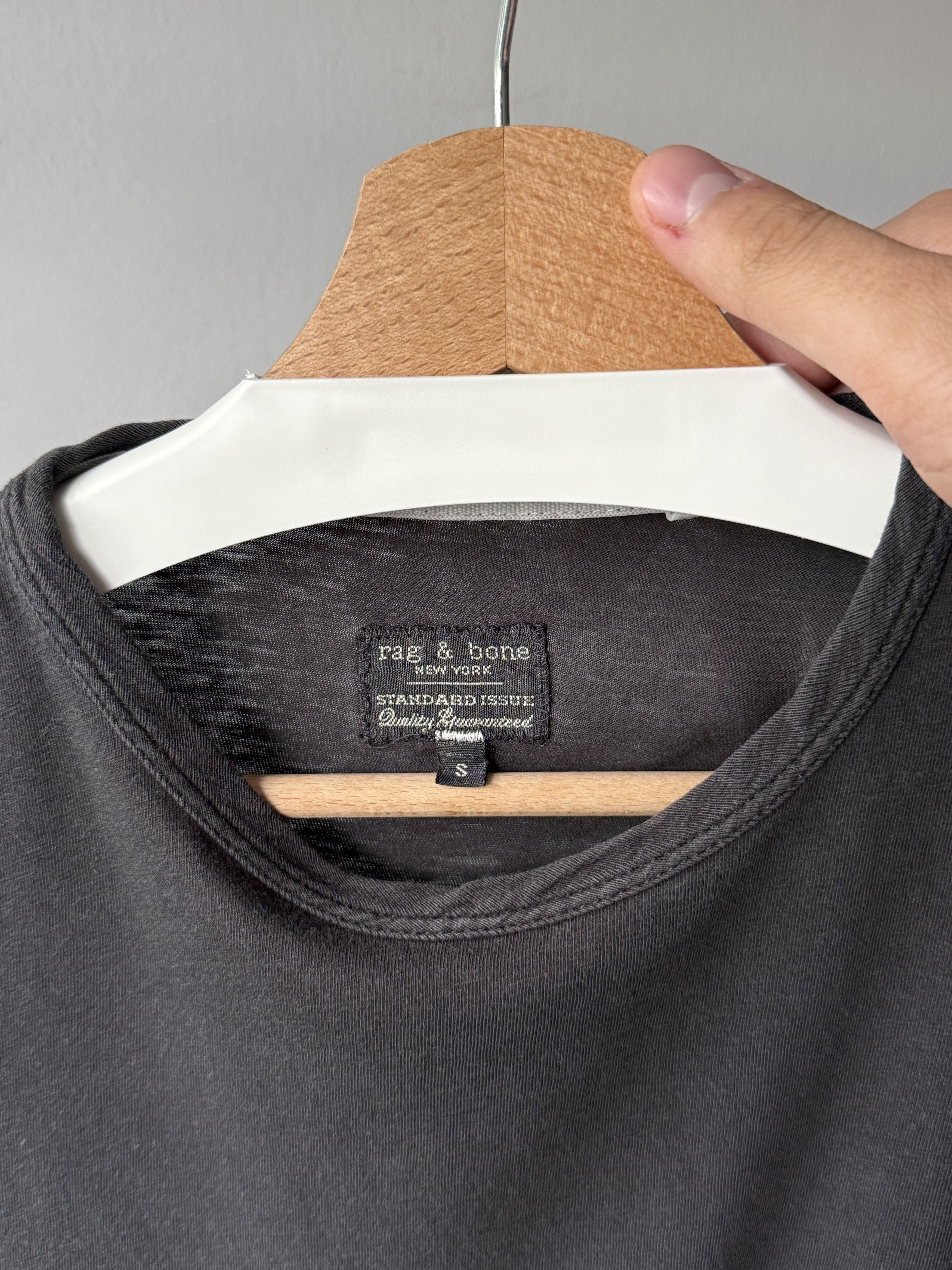 Rag & Bone Rag & Bone New York Standard Issue Crew Long Sleeve T-Shirt Size US S / EU 44-46 / 1 - 13 Thumbnail