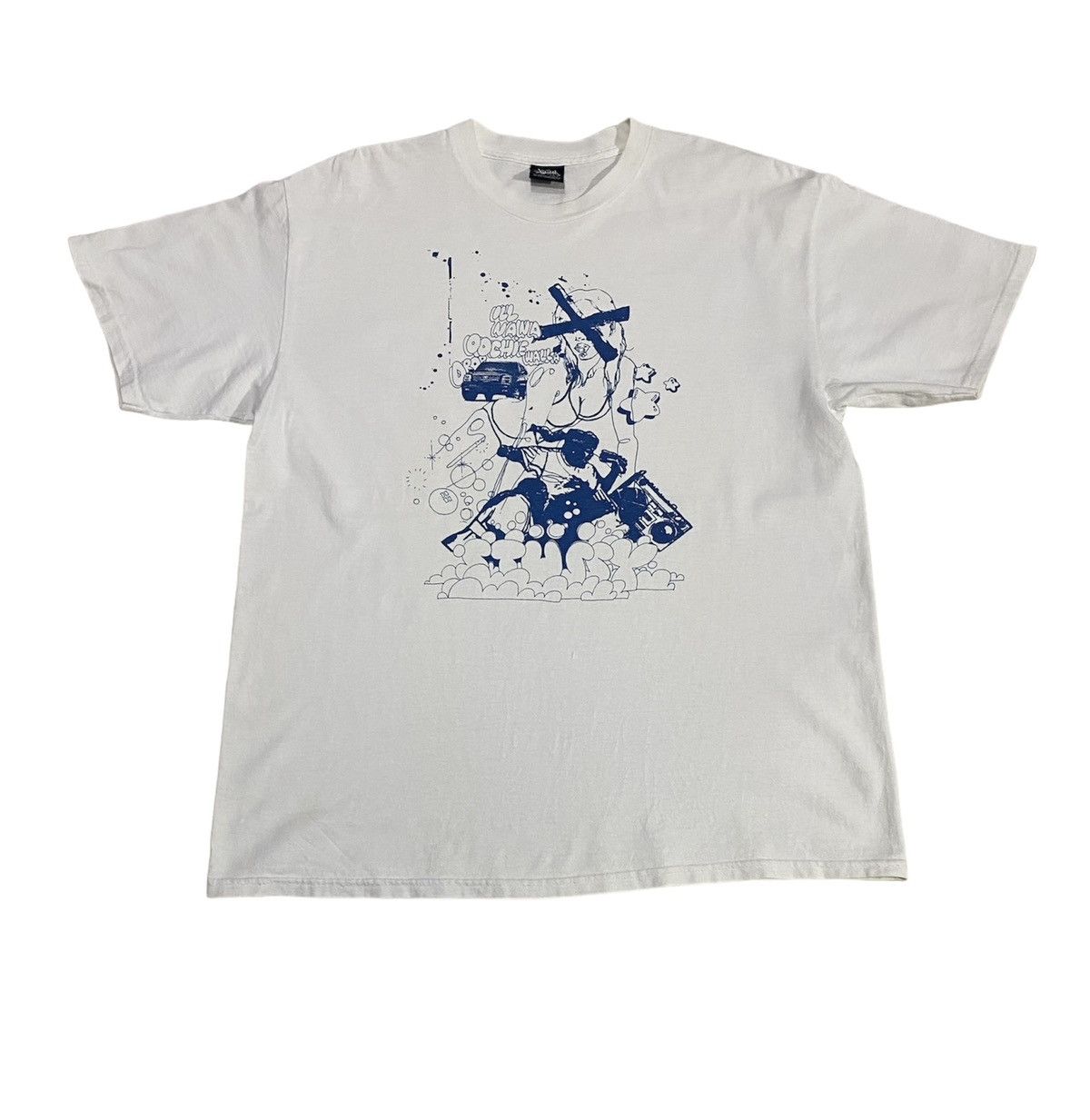 Stussy × Vintage vintage stussy ill nana oochie drop wall tshirt Size US L / EU 52-54 / 3 - 1 Thumbnail
