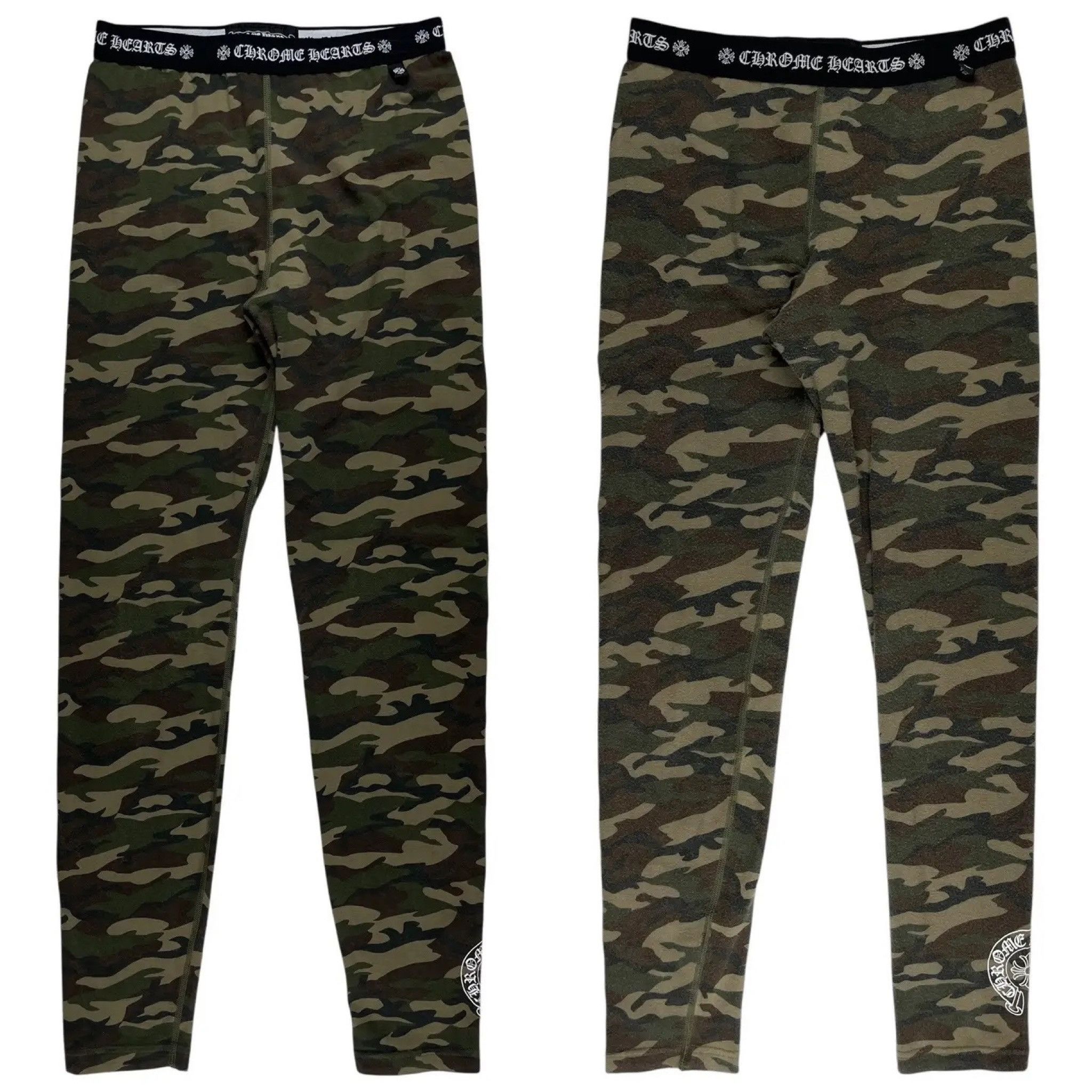 Chrome Hearts Chrome Hearts Camo Horseshoe Logo Print Leggings Size 29" - 9 Thumbnail