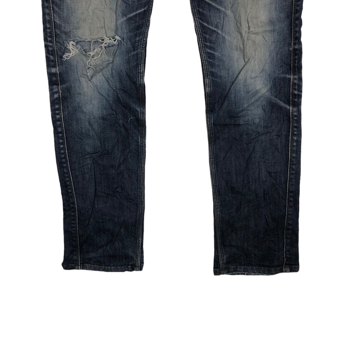 Issey Miyake 🔥RARE DISTRESSED DENIM JEANS NICOLE CLUB ISSEY MIYAKE Size US 33 - 4 Thumbnail