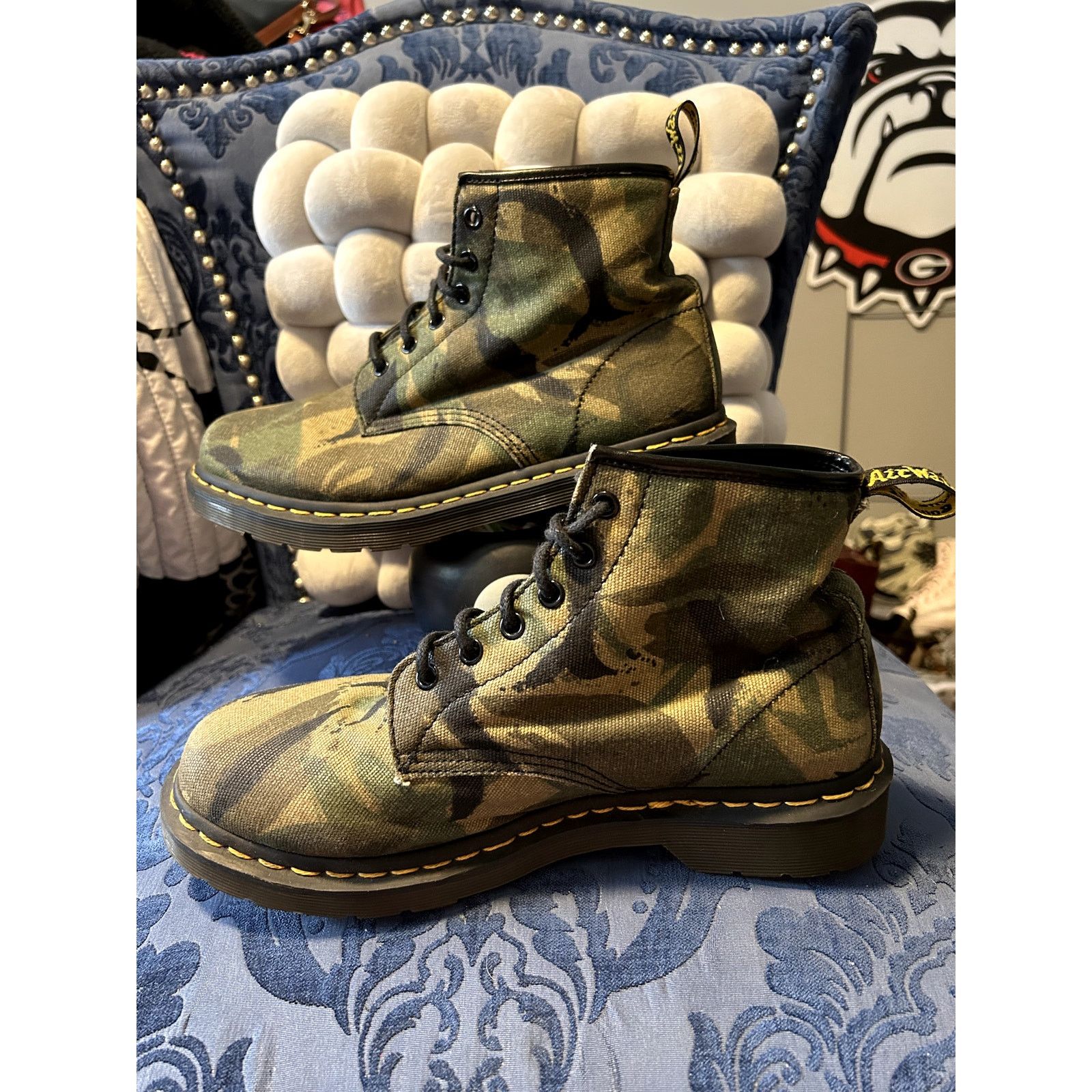 Dr. Martens Dr Martens Cerren Camo Canvas Boots size 10/EU 42 Size US 10 / IT 40 - 2 Thumbnail