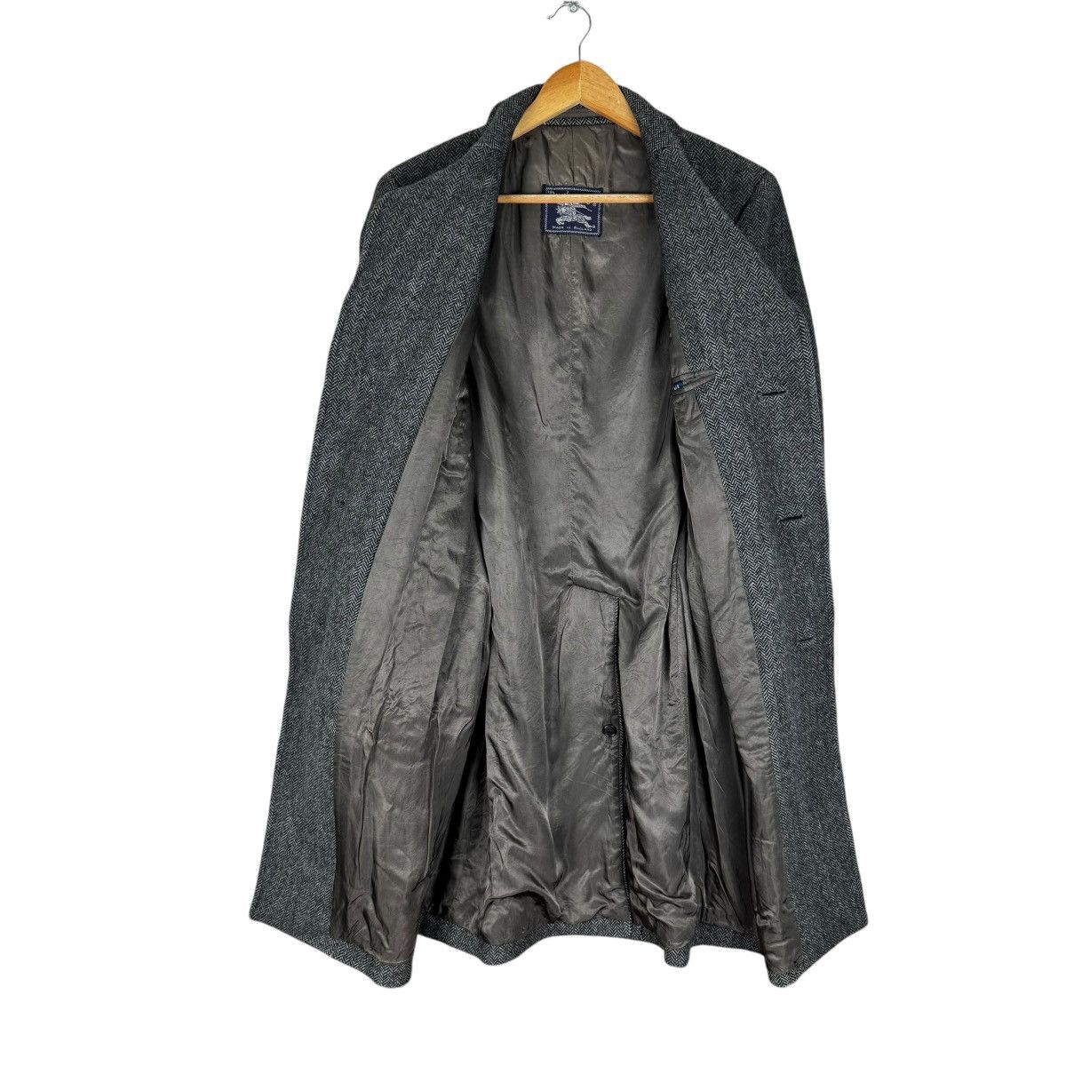 Burberry 🔥BURBERRY HERRINGBONE WOOL OVERCOAT LONG JACKET Size US S / EU 44-46 / 1 - 7 Thumbnail
