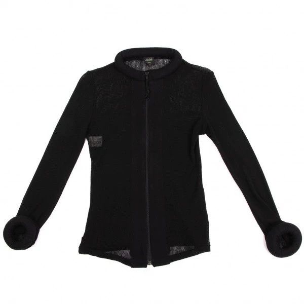 Jean Paul Gaultier Jean Paul Gaultier 1990s collar knitted zipper coat Size US M / EU 48-50 / 2 - 1 Thumbnail