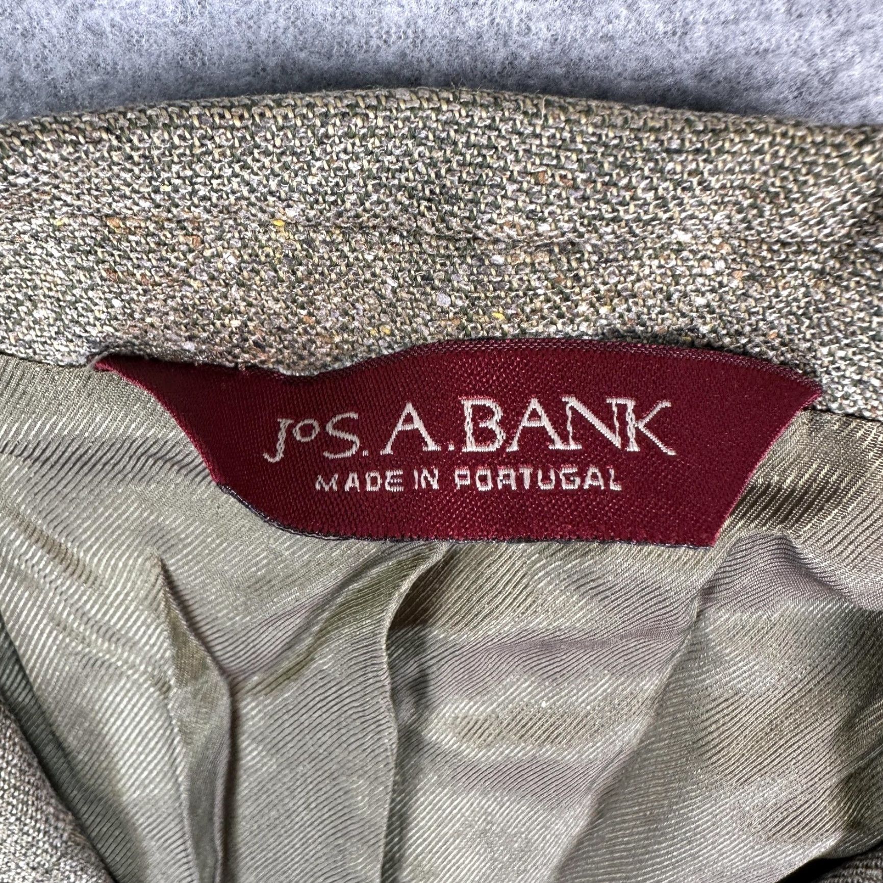 Jos. A. Bank Jos. A. Bank Blazer Sport Coat Mens 44R Brown Silk Wool Three-Button Jacket Size 44R - 2 Thumbnail