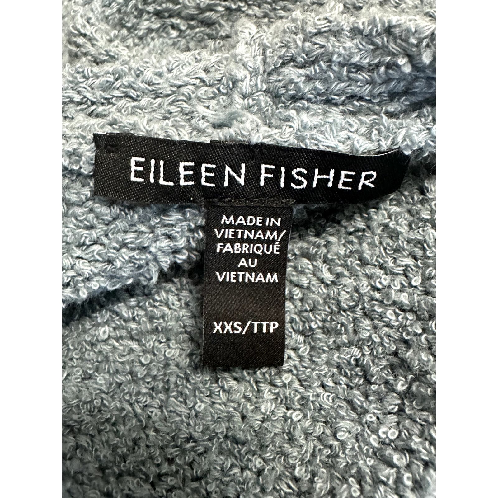 Eileen Fisher Eileen Fisher Oversized Sweater V Neckline Blue Women's XXS Size XXS / US 00 / IT 34 - 7 Thumbnail