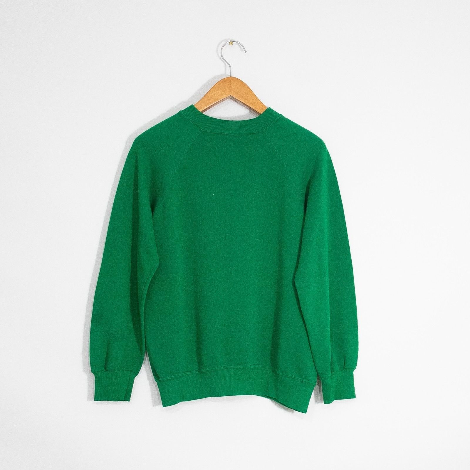 Vintage Vintage 80s Bassett Walker Blank Raglan Sweatshirt Medium Size US M / EU 48-50 / 2 - 7 Thumbnail