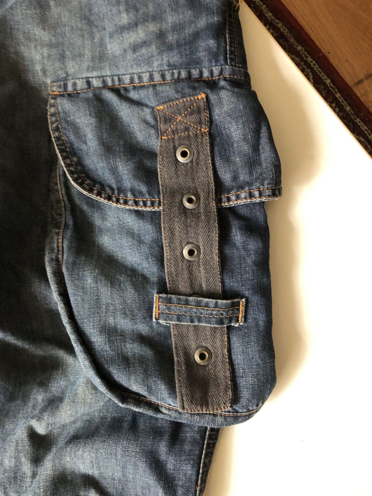 Dolce & Gabbana *Final Drop*DOLCE & GABBANA S/S2004 cargo bondage denim Size US 33 - 4 Thumbnail