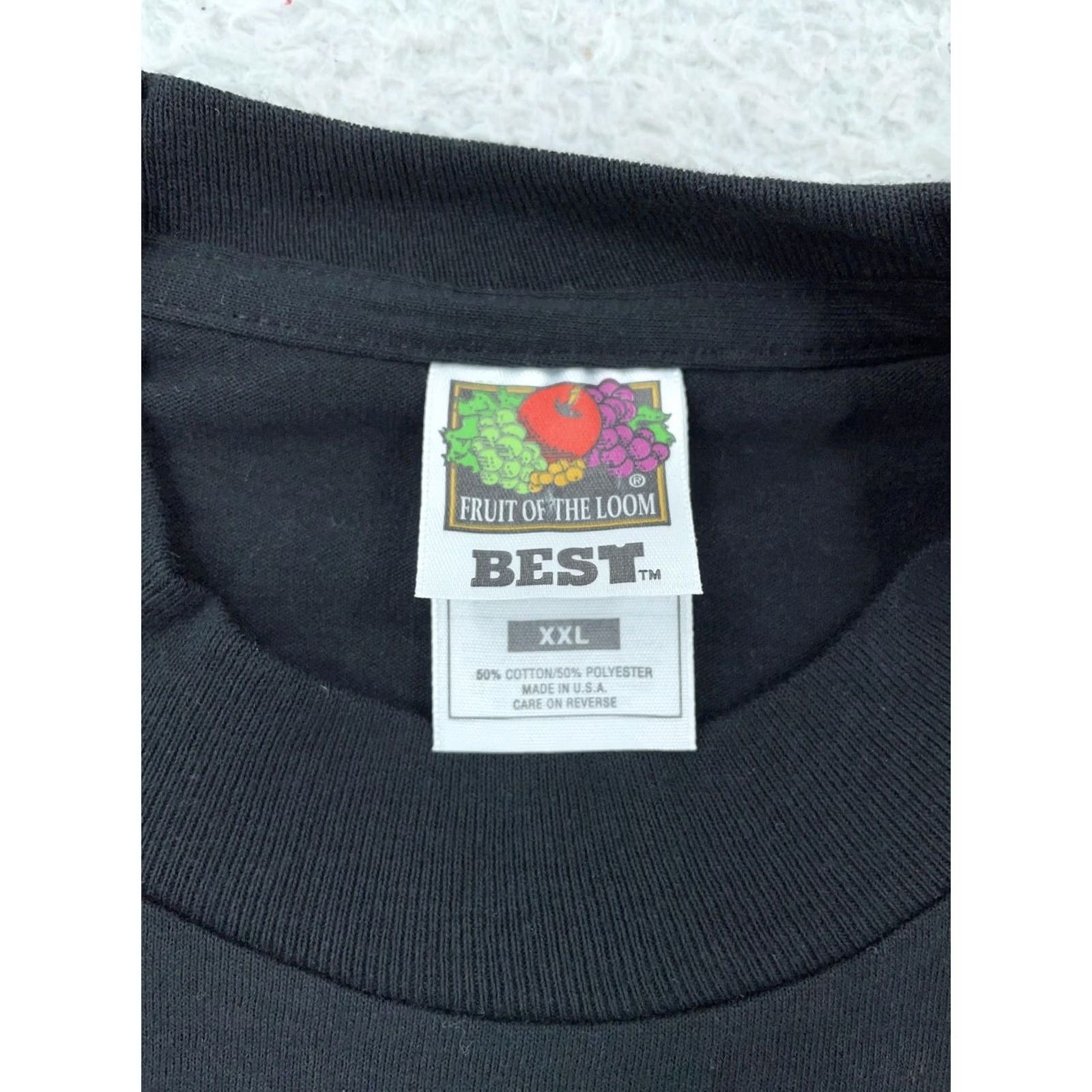 Fruit Of The Loom VINTAGE CAT Diesel Power T-Shirt 2XL Black Cotton Polyester Short Sleeve Crew Neck Mens 90s Construction Tractor Truck Farm USA Graphic Print Size US XXL / EU 58 / 5 - 8 Thumbnail