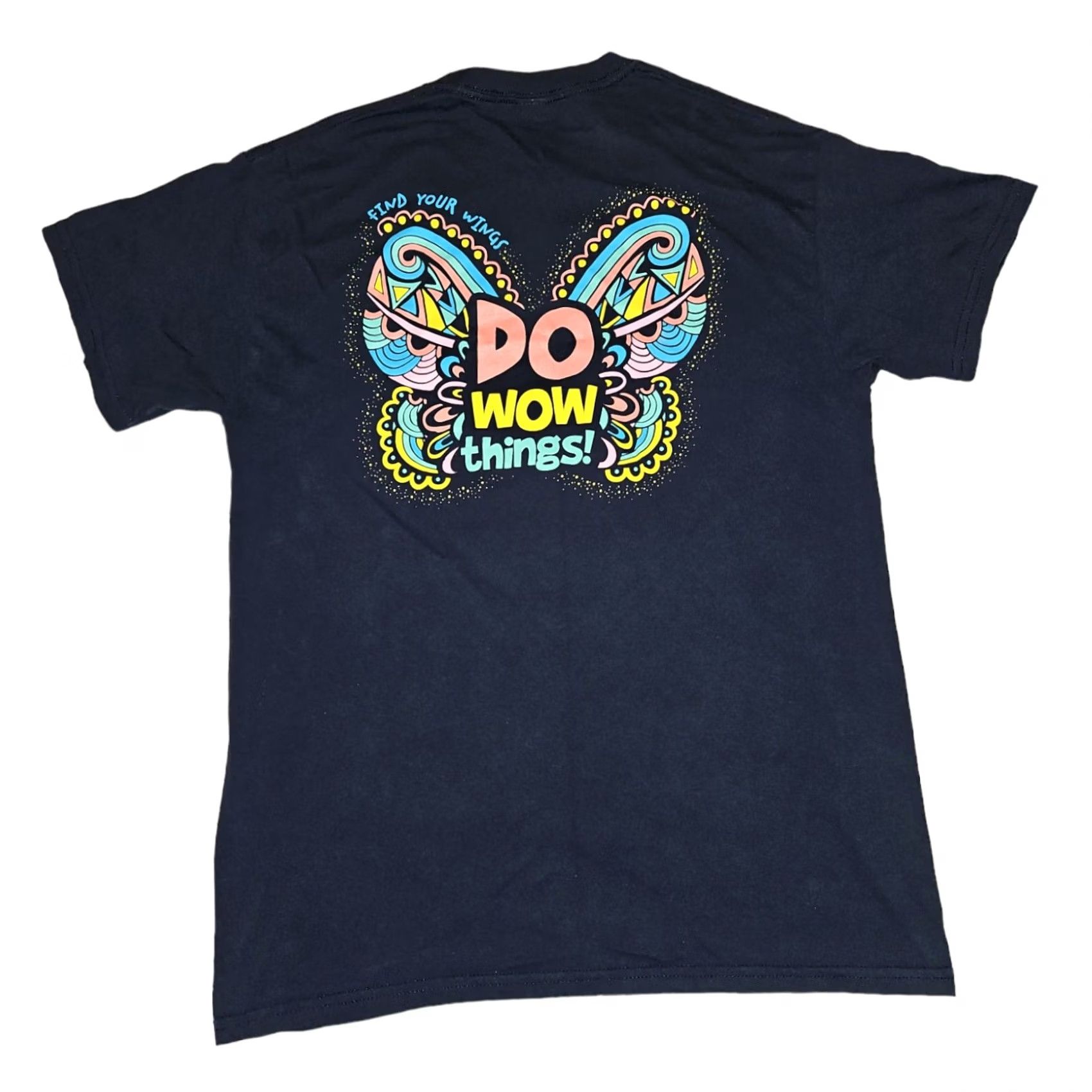 Gildan Gildan Girl Scouts T-Shirt Medium Juniors/Women's Short Sleeve Navy Blue Graphic Print Size M / US 6-8 / IT 42-44 - 4 Thumbnail