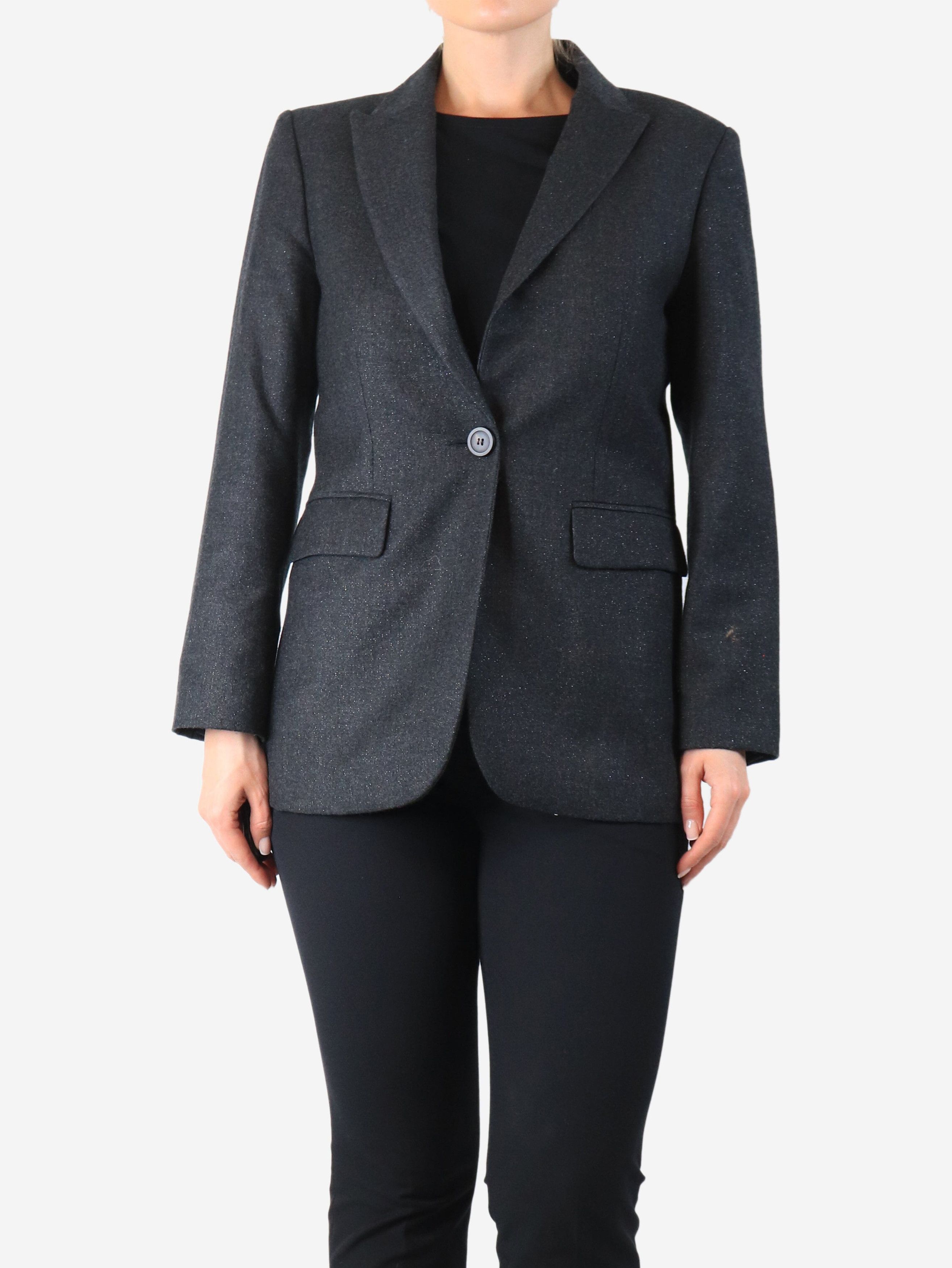 Other Dark grey sparkly wool jacket - UK 10 Size M / US 6-8 / IT 42-44 - 1 Thumbnail