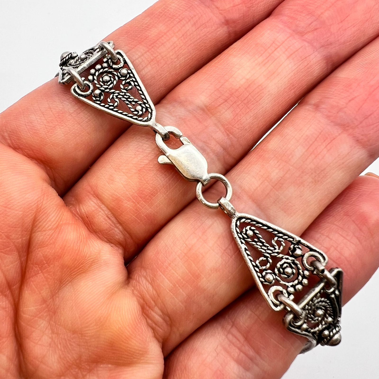 Vintage Vintage Bracelet Jewelry 925 Sterling Silver 12.5 gr Size ONE SIZE - 5 Thumbnail