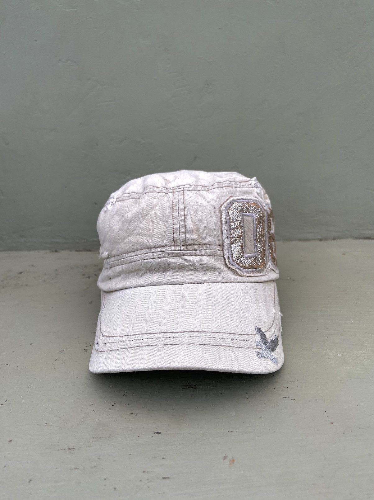 If Six Was Nine 2000s 06 number ditsetressed patrol denim Size ONE SIZE - 3 Thumbnail