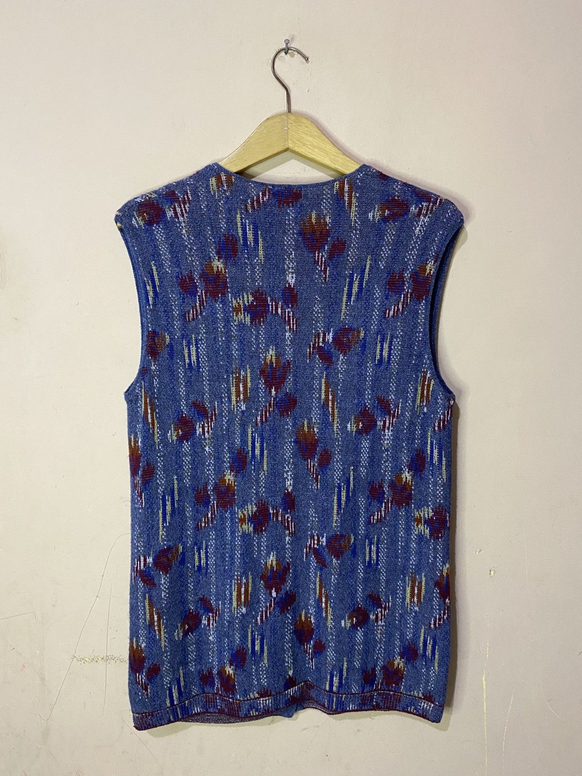 Missoni 90s Missoni Italy Pattern Vest Knit Size US M / EU 48-50 / 2 - 9 Thumbnail