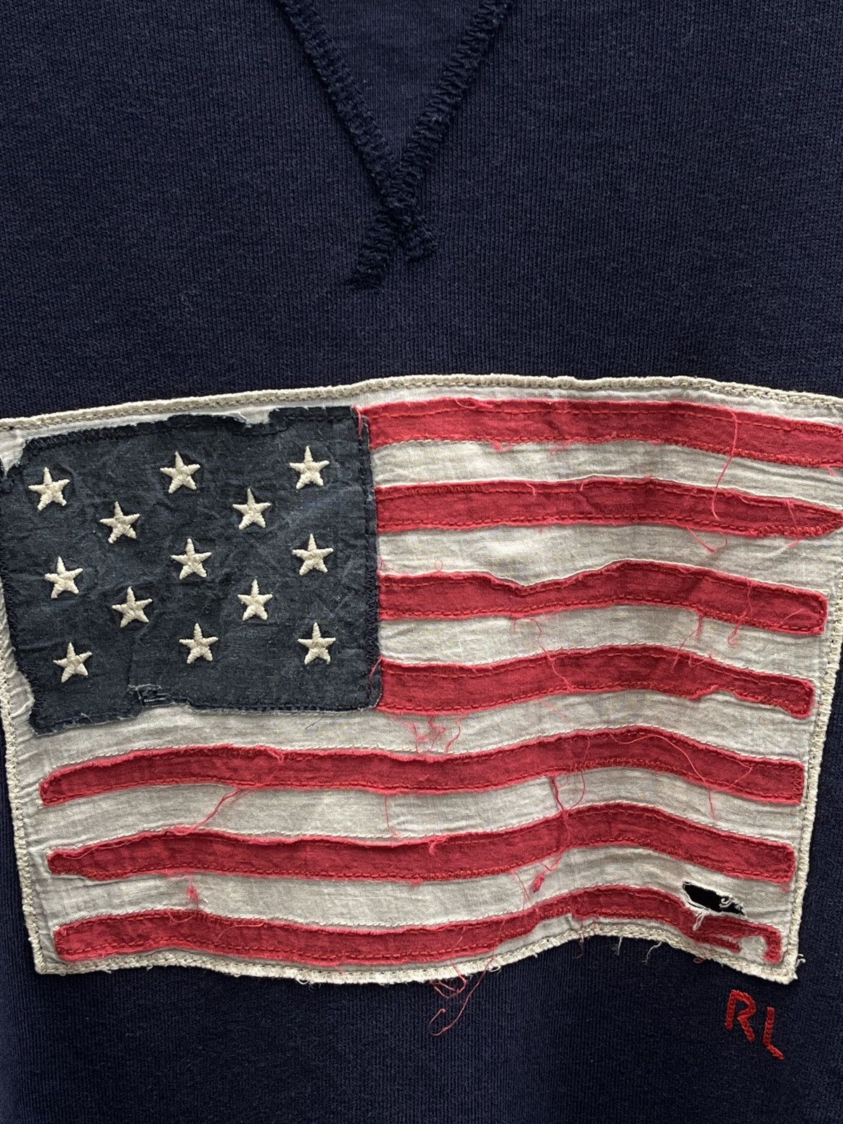 Polo Ralph Lauren Polo Ralph Lauren Iconic Flag Crewneck Size US M / EU 48-50 / 2 - 8 Thumbnail