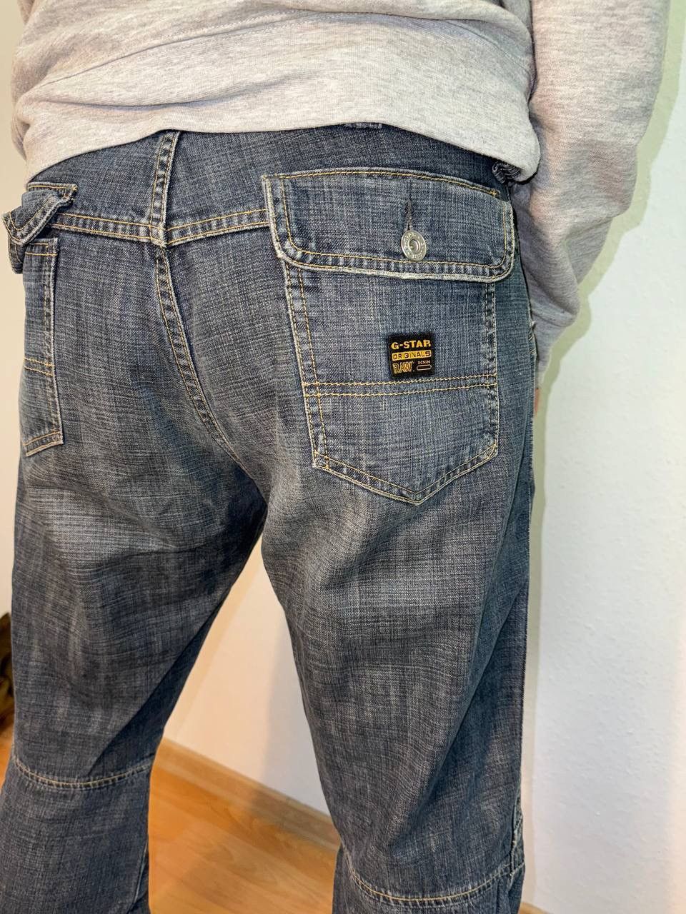 G-Star G-Star RAW Originals Loose Fit Jeans Vintage Wash Size US 33 - 1 Thumbnail
