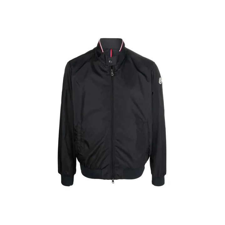 Moncler Moncler FW22 Solid Zip Logo Long-Sleeve Jacket Size US XXL / EU 58 / 5 - 1 Thumbnail