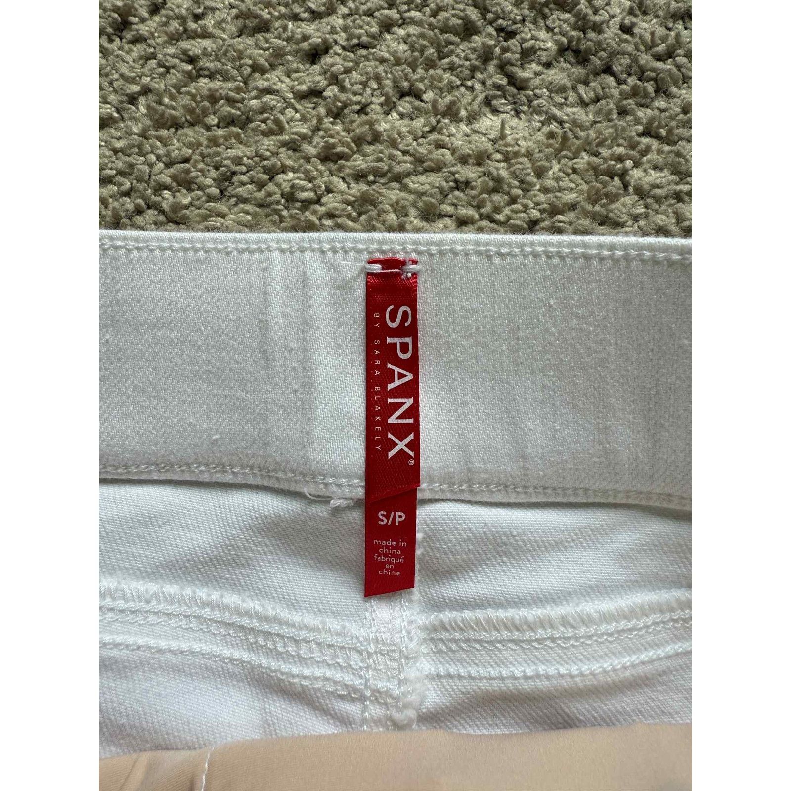 Spanx NWT Spanx High Waisted Distressed Skinny Jeans White Women S Size 27" / US 4 / IT 40 - 7 Thumbnail