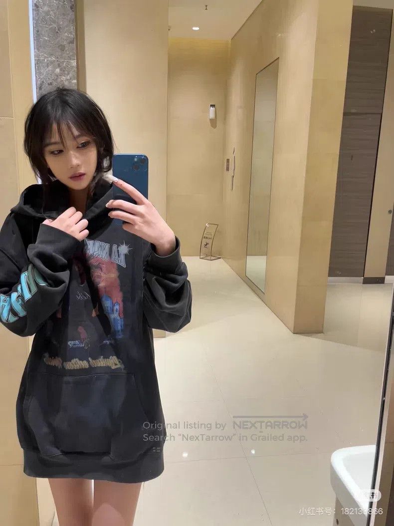 Balenciaga Balenciaga Celebrity Female Star Black Hoodie Size US S / EU 44-46 / 1 - 8 Thumbnail