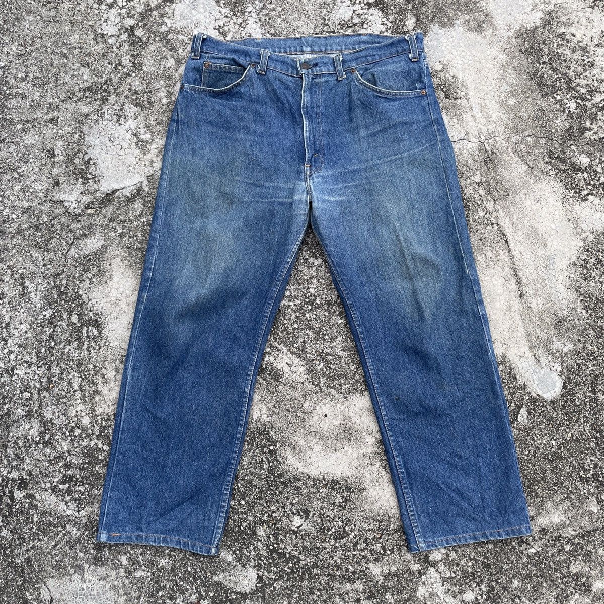 Levi's Vintage 80s Levis 505 Orange Tag Denim Jeans Size US 38 / EU 54 - 1 Thumbnail
