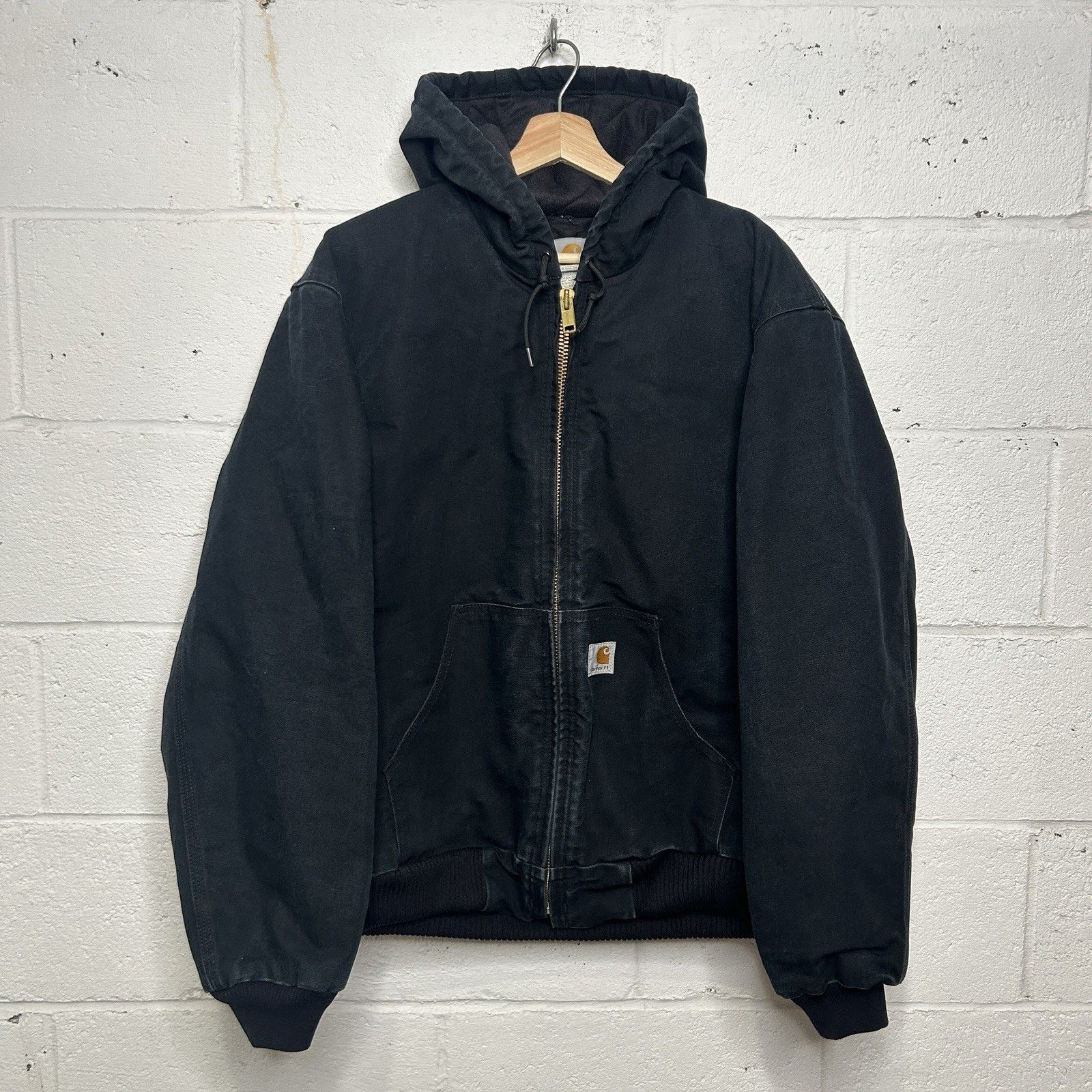Carhartt Vintage Carhartt Quilted Hooded Active Jacket “Black” J140 Size US M / EU 48-50 / 2 - 1 Thumbnail