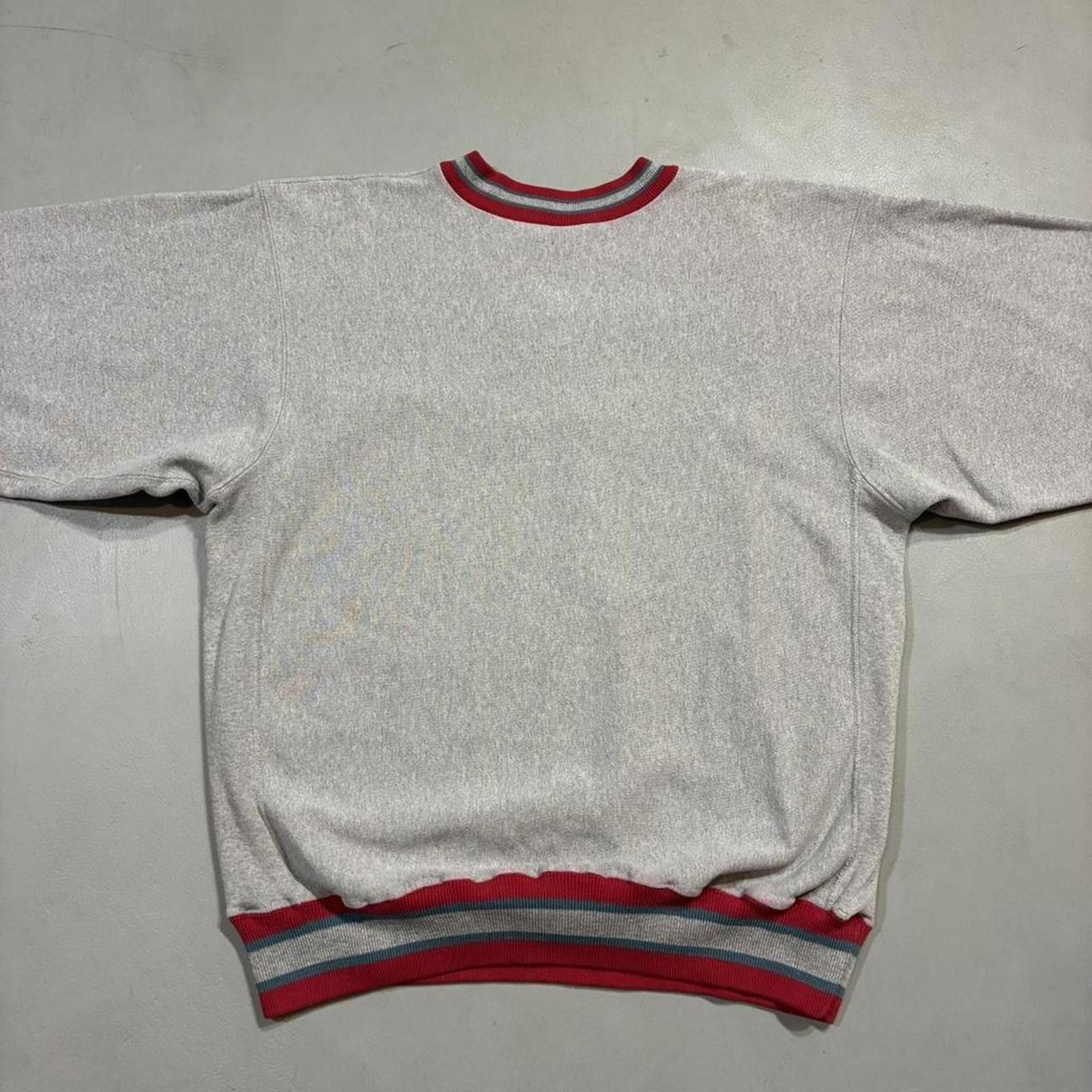 Champion Vintage 90s Mens Champion Reverse-Weave Ringer Sweatshirt Size US XL / EU 56 / 4 - 4 Thumbnail