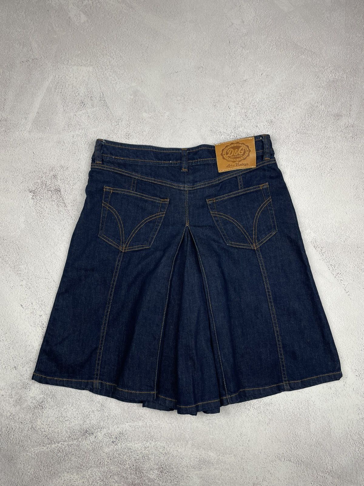 Dolce&Gabbana Vintage Womens Shorts Skirt-type Denim Size 26