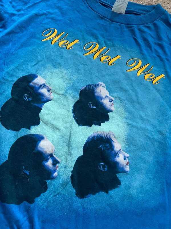 Band Tees × Vintage Wet Wet Wet end of part one 1993/1994 tour XL single Stich Size US XL / EU 56 / 4 - 4 Thumbnail