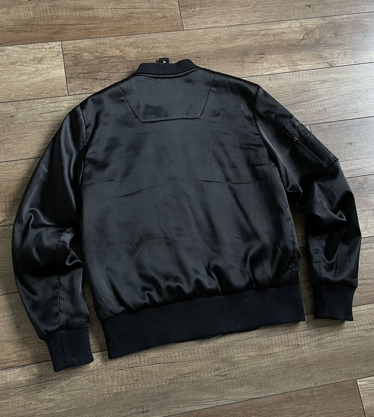 Adyn Adyn Nylon Shimmer MA1 Bomber Jacket Size US M / EU 48-50 / 2 - 2 Thumbnail