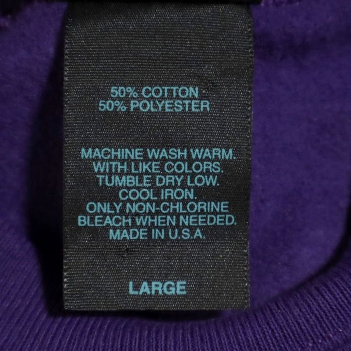 Vintage VTG With an Attitude Myrtle Beach Gold Palms Solid Sweatshirt Purple Men's L Size US L / EU 52-54 / 3 - 6 Thumbnail