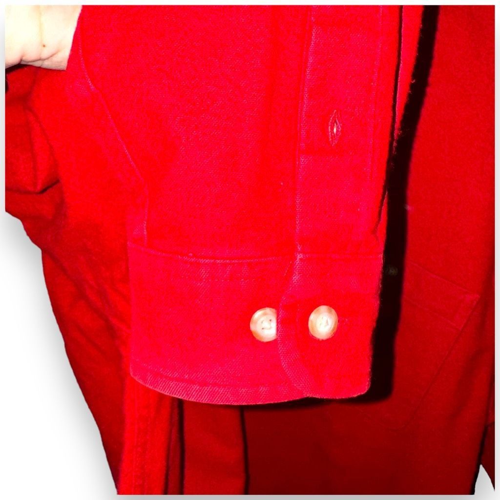 Eddie Bauer Eddie Bauer Crimson Red Chamois Flannel Sport Shirt L Size US L / EU 52-54 / 3 - 5 Thumbnail