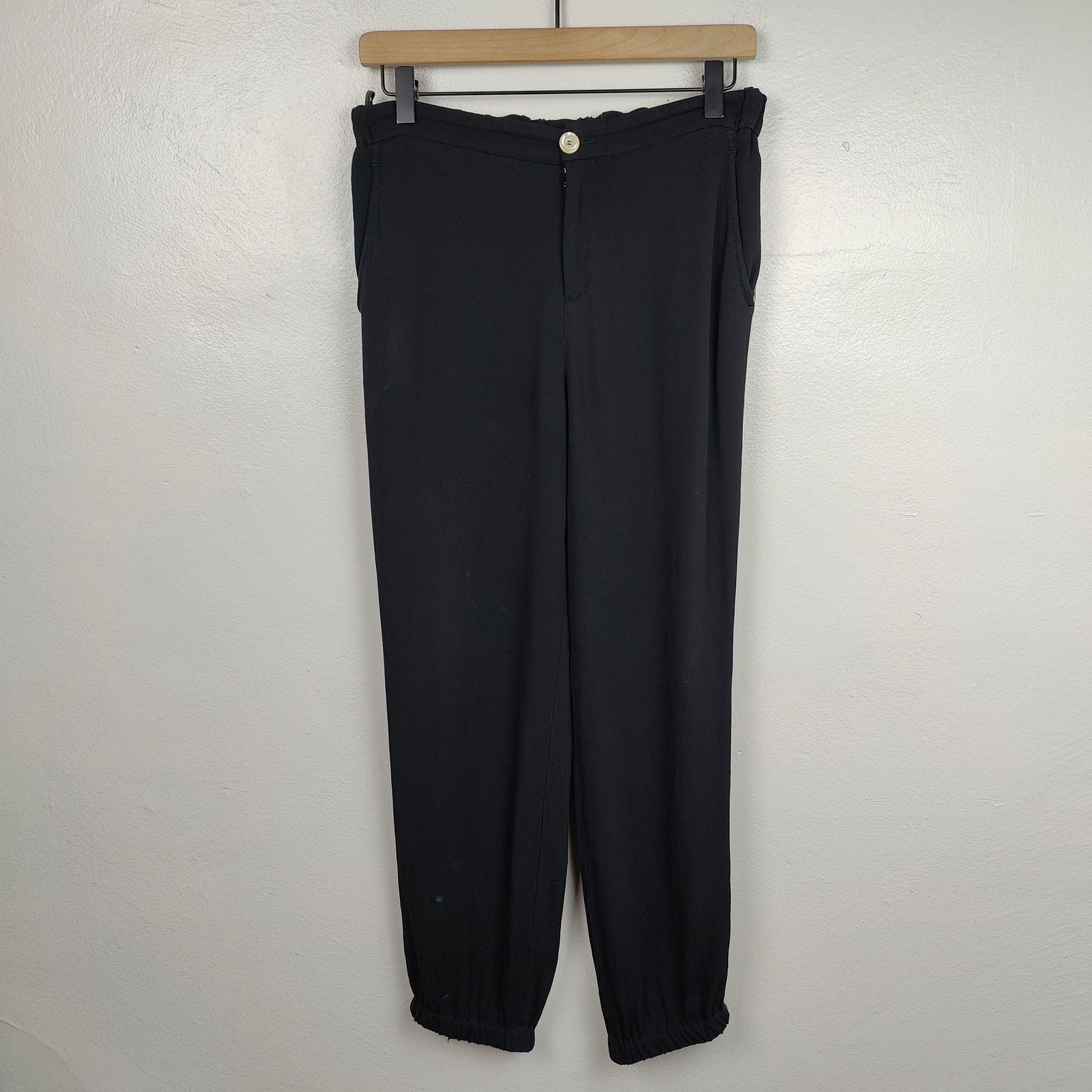 Gucci Gucci Silk Blend Pants Womens IT 40 US Small Black Size 27" / US 4 / IT 40 - 1 Thumbnail