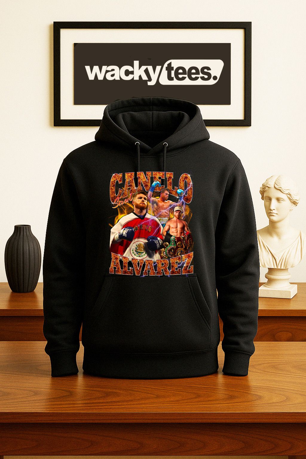 Other Canelo Alvarez Mexico Lighting Portrait Graphic Tee Shirt Size US L / EU 52-54 / 3 - 3 Thumbnail
