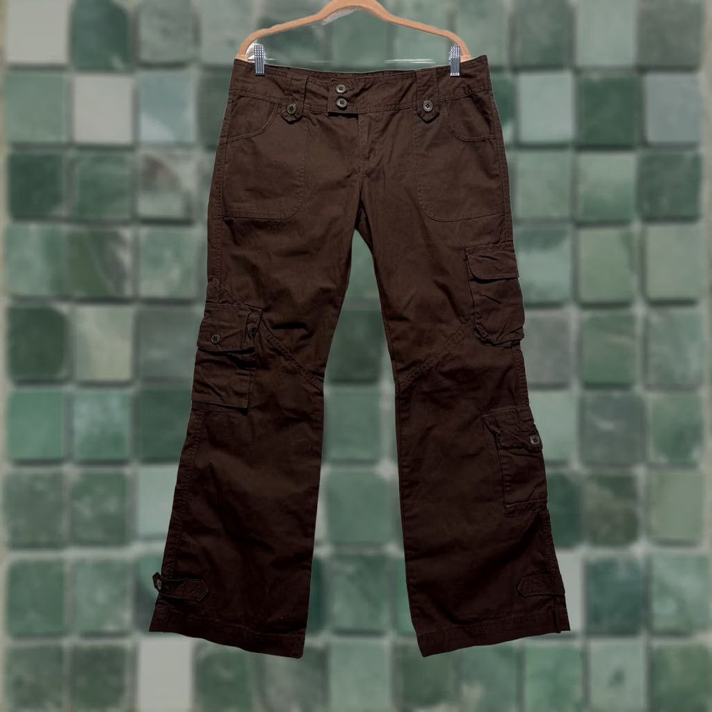 Vintage Molecule Cargo Pants Women’s Brown 2XL 36 in Waist Bootcut Canvas Cotton Size 2XL Regular Pants Mens Womens Boys Girls Size 40" / US 18 - 1 Thumbnail
