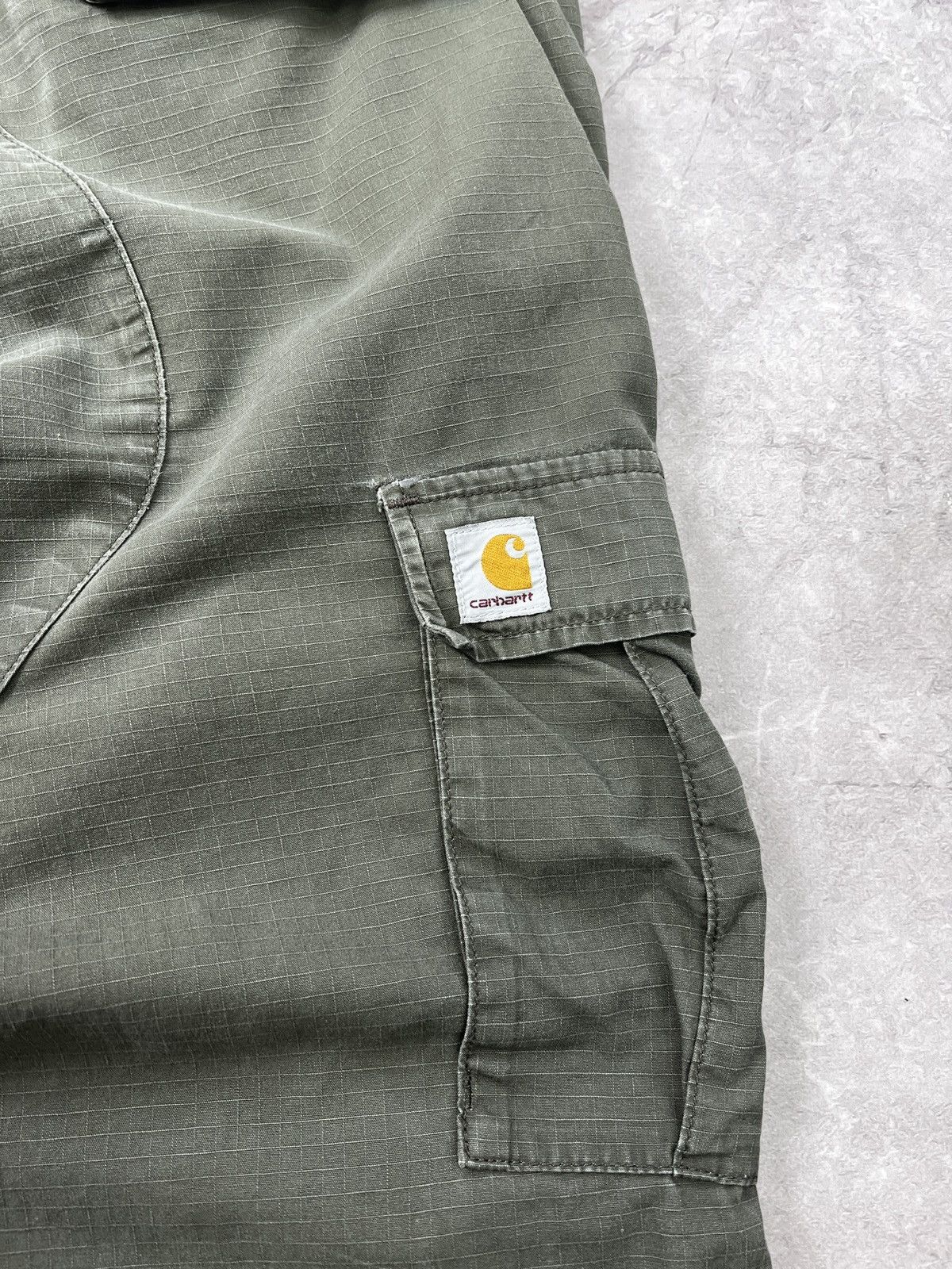 Carhartt × Vintage VINTAGE CARGO AVIATION DISTRESSED 2000s pants y2k olive Size US 34 / EU 50 - 14 Thumbnail