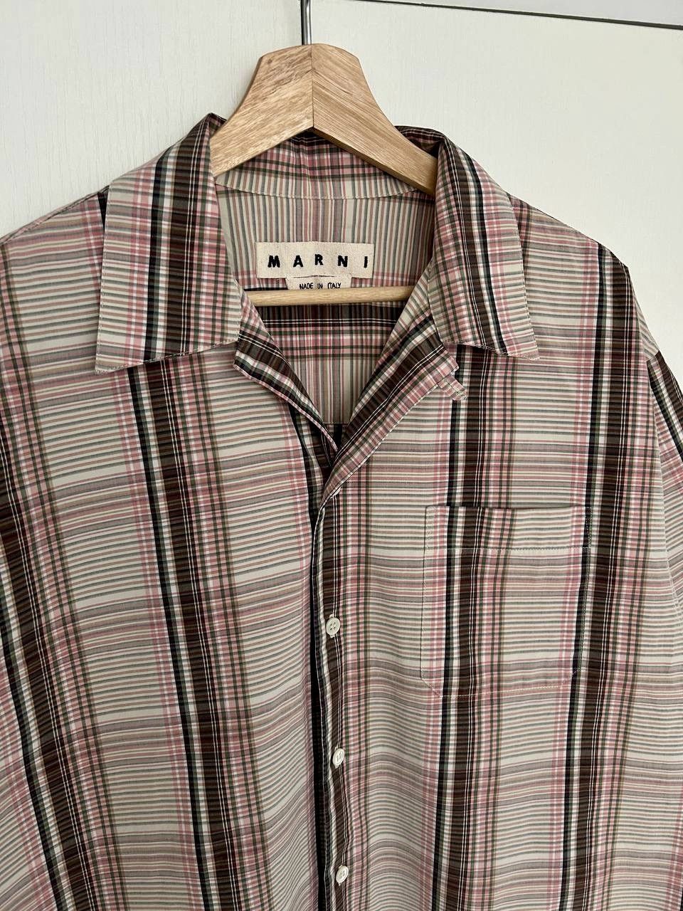 Marni Marni Multi Striped Bowling Camp Collar Oversize Shirt 48IT Size US M / EU 48-50 / 2 - 4 Thumbnail