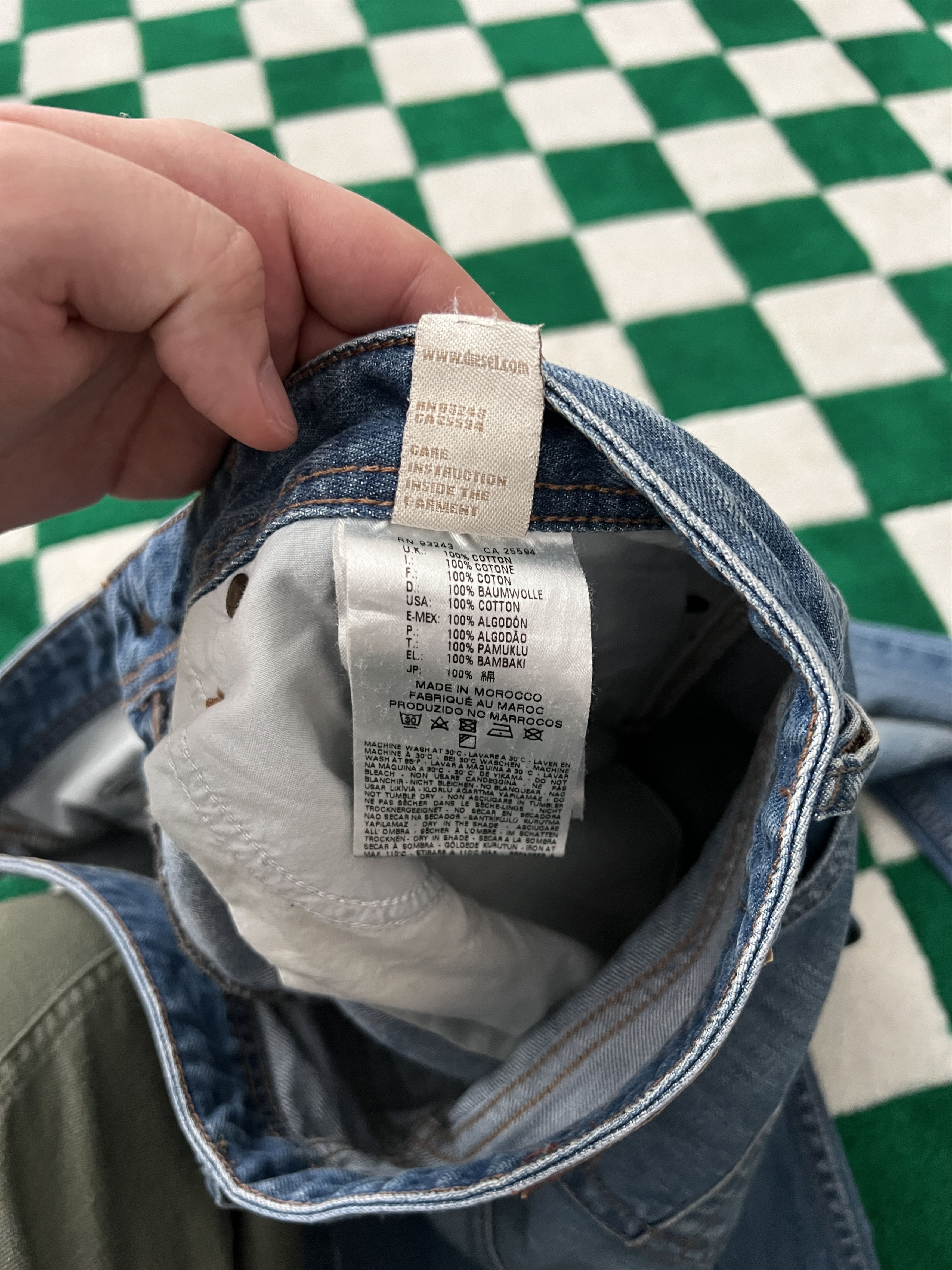 Diesel Vintage Y2K Diesel Larkee Washed Denim Jeans Size W34 L32 Size US 34 / EU 50 - 21 Thumbnail