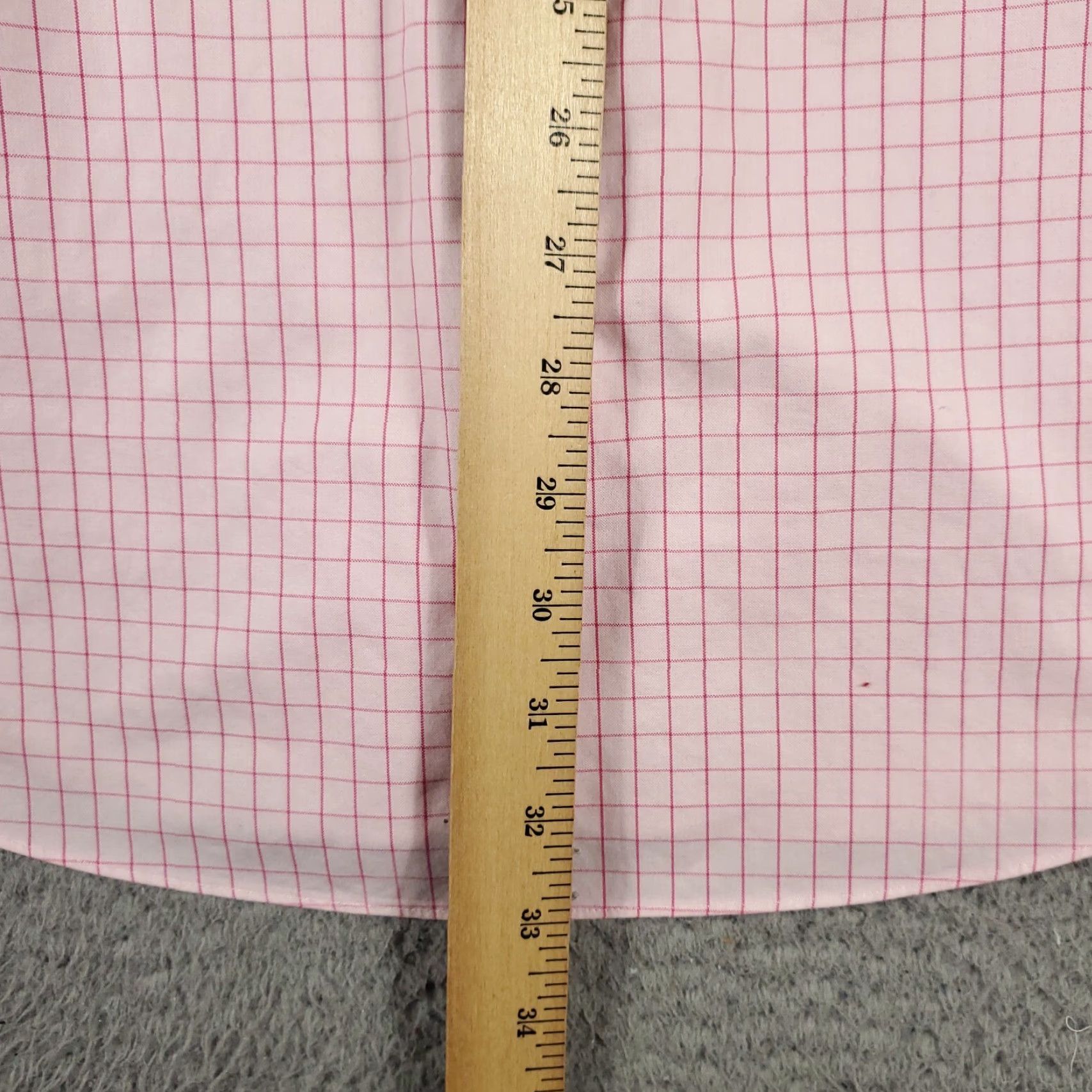 Brooks Brothers Brooks Brothers Shirt Mens 16.5 Pink Check Dress Button Long Sleeve Adult Medium Pink Check Non-Iron Pockets 100% Cotton Business Casual Formal Mens Size 42R - 4 Thumbnail