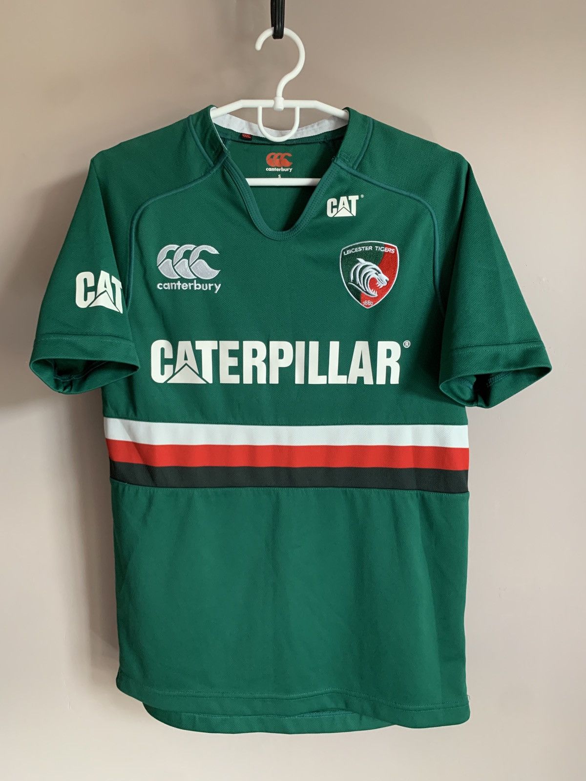 Canterbury of New Zealand Leicester Tigers Home Rugby Union Shirt Canterbury Jersey S Size US S / EU 44-46 / 1 - 1 Thumbnail