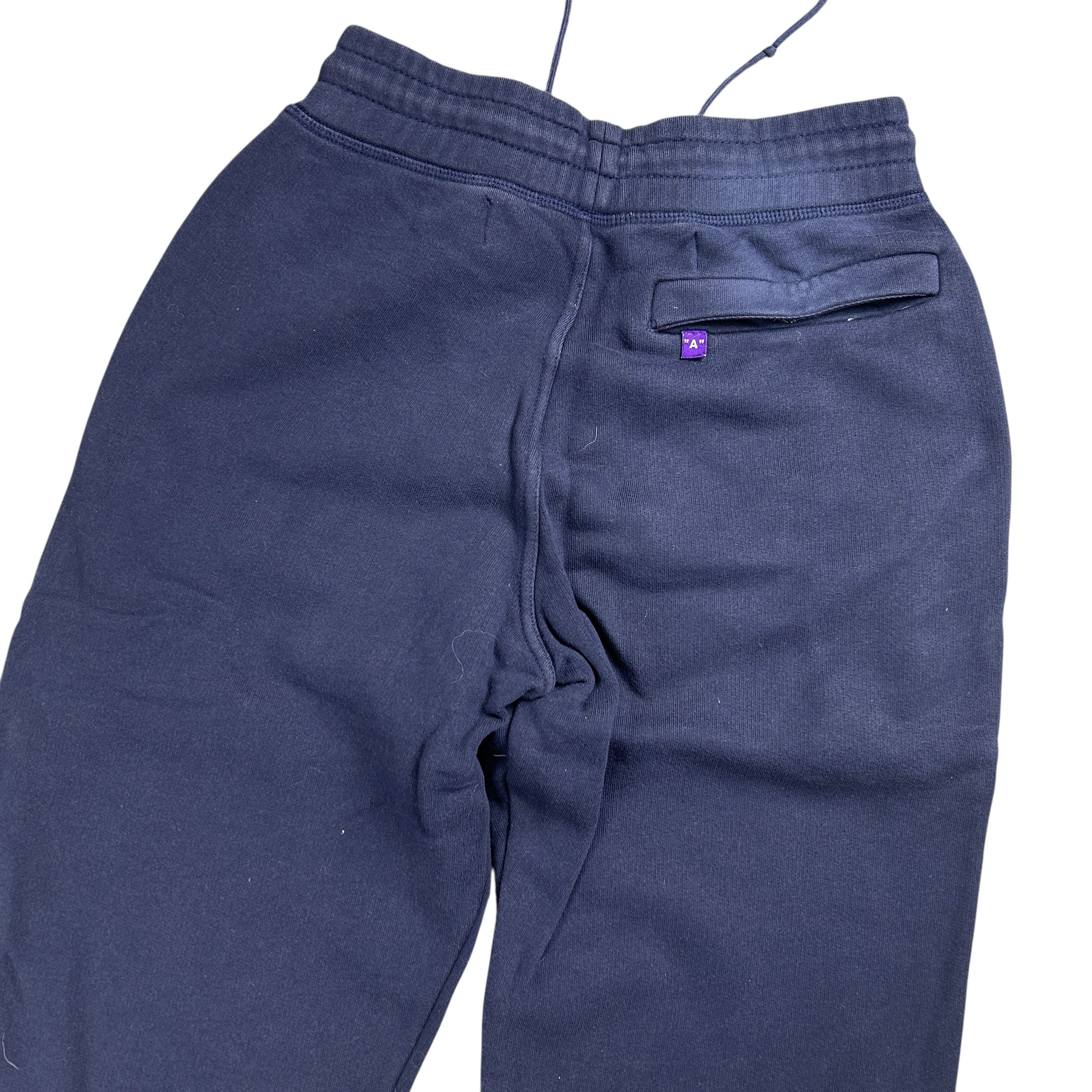 Off-White Off White Blue Sweatpants Slim Straight Print Women Size S Size 26" / US 2 / IT 38 - 4 Thumbnail