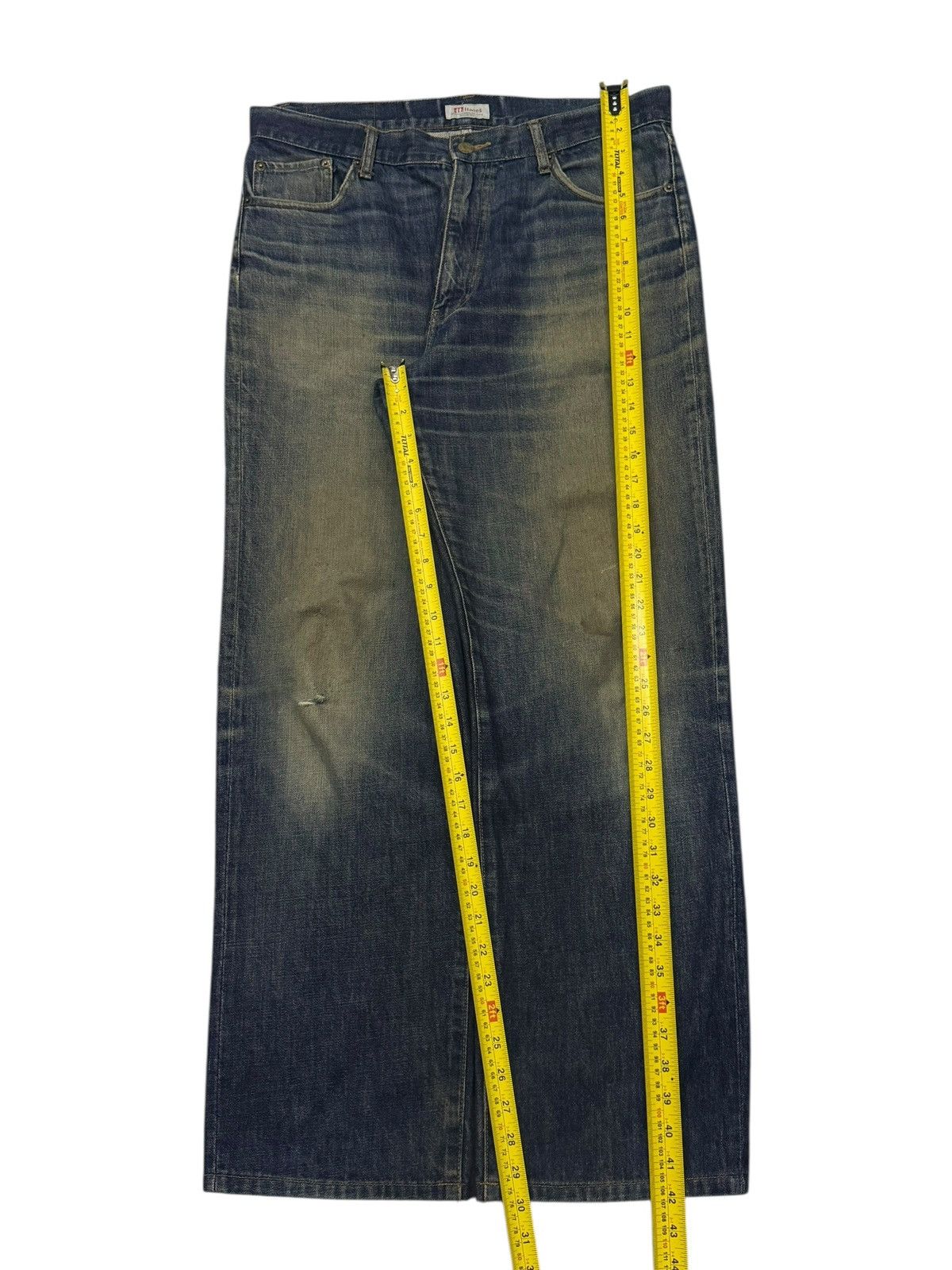 Hanes Vintage Hanes Jeans Made in USA 90s | Vintage Faded | W35 Size US 35 - 12 Thumbnail