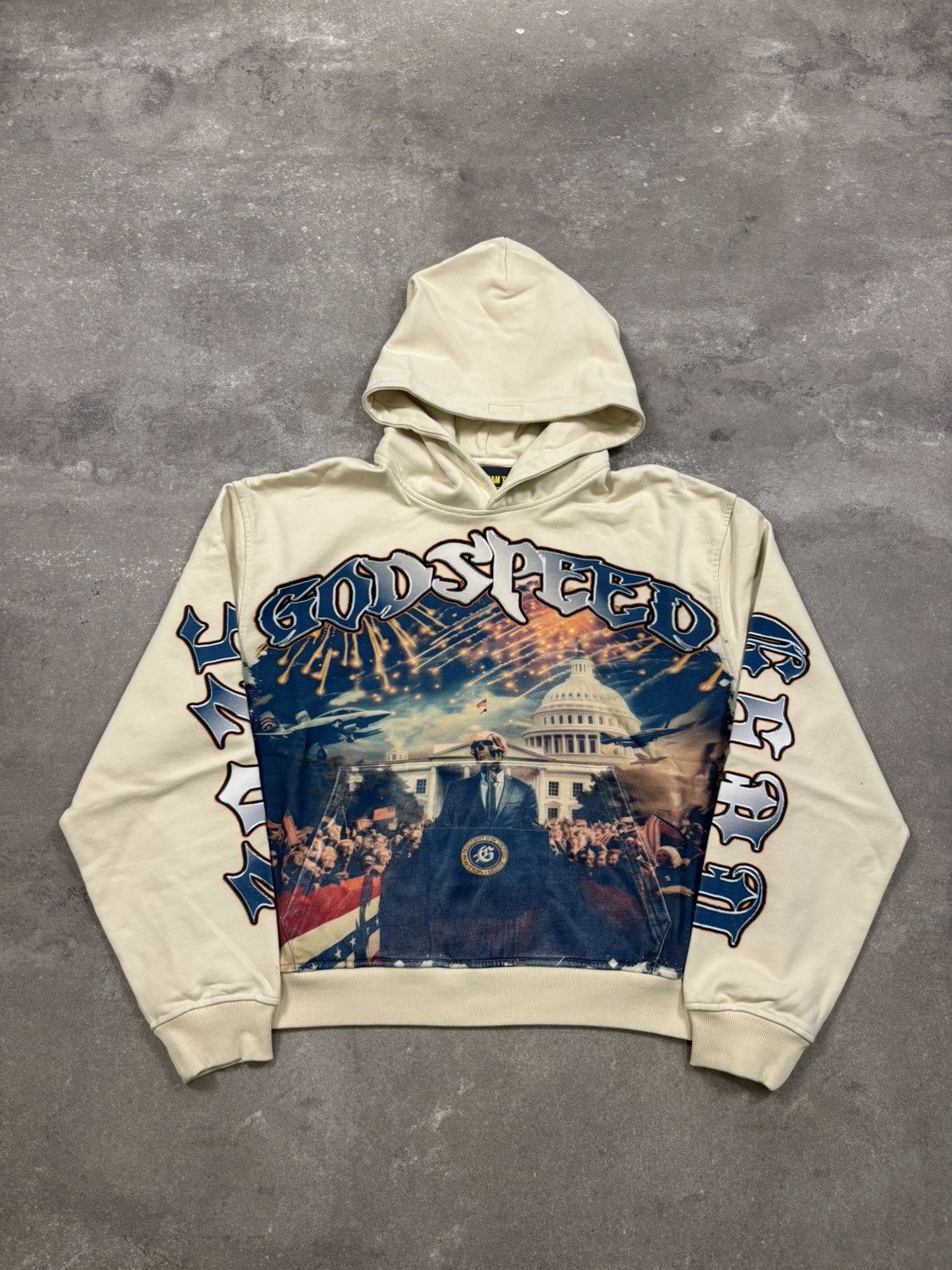 Godspeed Godspeed R.O.R Hoodie, Bone Size US M / EU 48-50 / 2 - 1 Thumbnail