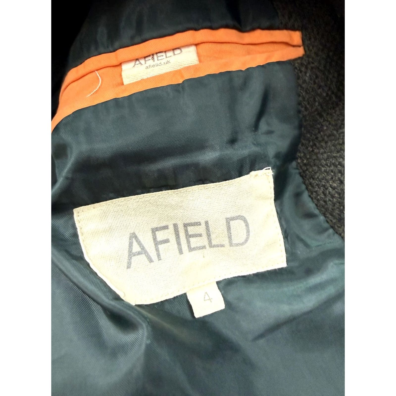 Vintage AFIELD Mens Gray Wool-Blend Tweed 3-Button Single-Breasted Sport Coat Jacket M Size US M / EU 48-50 / 2 - 5 Thumbnail