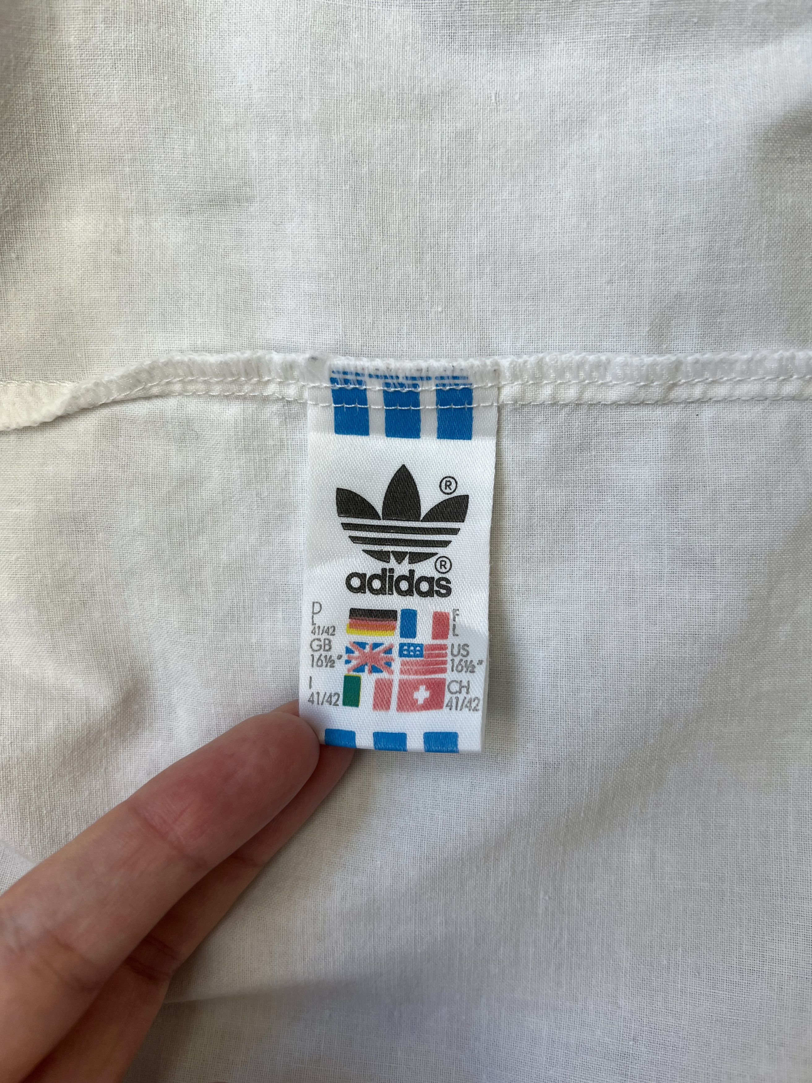 Adidas Vintage 90s Adidas Originals Button Up Shirt Yugoslavia L Size US L / EU 52-54 / 3 - 23 Thumbnail